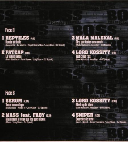 Boss: Boss Of Scandalz Strategyz, Epic (EPC 4943281000), F, 1999 Typ: 2LP Best.-Nr.: V7650 Preis: 50,00 Euro.