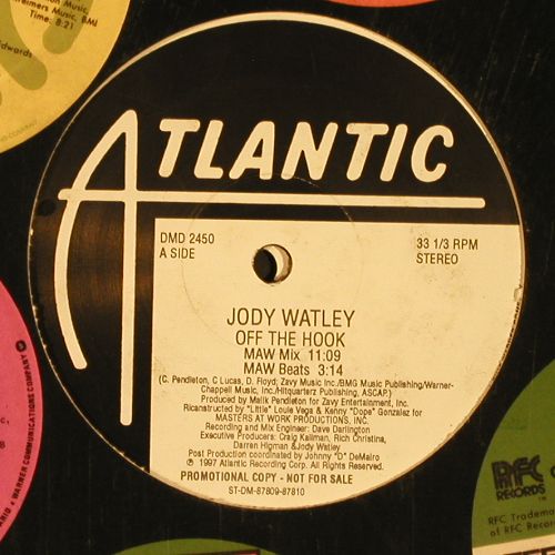 Watley,Jody: Off The Hook*8;Maw Mx,SoulS,dub..., Atlantic (DMD 2450), US,Promo, 1997 Typ: 12"*2 Best.-Nr.: V7747 Preis: 7,50 Euro.