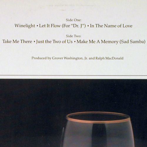 Washington Jr.,Grover: Winelight, Elektra (ELK 52 262), D, 1980 Typ: LP Best.-Nr.: V7817 Preis: 7,50 Euro.