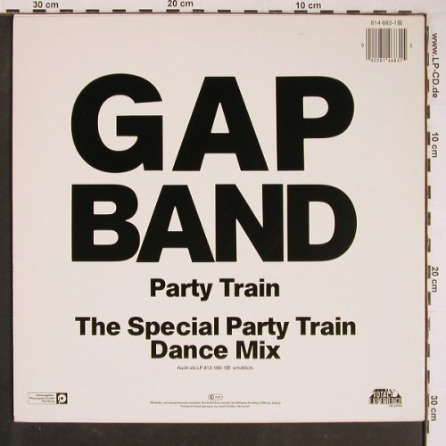 Gap Band: Party Train *2 - 5:50&sol;sp.dance mix, Total Experience (814 683-1), D, 1983 Typ: 12" Best.-Nr.: V7880 Preis: 6,00 Euro.