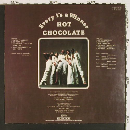 Hot Chocolate: Every 1's A Winner, vg+&sol;vg+, EMI (064-60 499), D, 1978 Typ: LP Best.-Nr.: V7898 Preis: 9,00 Euro.