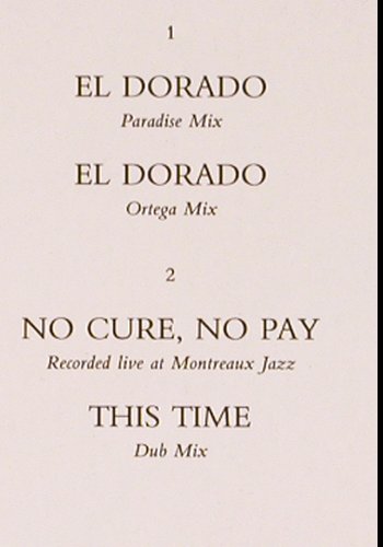 Working Week: El Dorado*2 &sol; No Cure, No Pay +1, 10 Virgin (612417-213), D, 1989 Typ: 12" Best.-Nr.: Y245 Preis: 4,00 Euro.