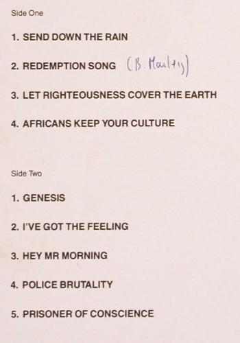 Fashek,Majek: Prisoner of Conscience (Nigeria), Mango(842616), UK, 1989 - LP - V6191 - 7,50 Euro