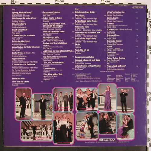 V.A.Musik Ist Trumpf: Originalaufn. ZDF-Show,Folge 1, EMI Electrola (C 062-29 569), D, 1975 Typ: LP Best.-Nr.: V1687 Preis: 4,00 Euro.