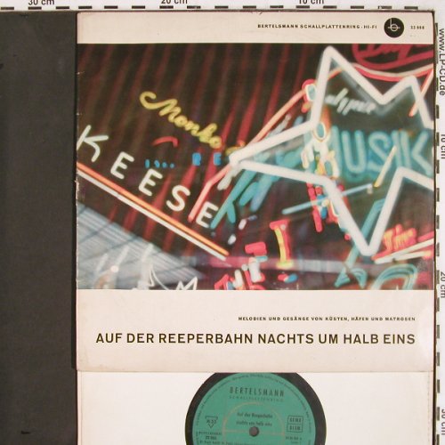 V.A.Auf der Reeperbahn nachts um ½1: Ev Schönberg.. Franz Schmidt-Norden, Bertelsmann (33066), D, m-/vg+, 1962 Typ: 10" Best.-Nr.: V2448 Preis: 6,00 Euro