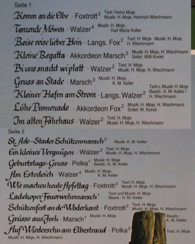 V.A.Komm an die Elbe...: mit Peter Oldenburg, 18 Tr., Foc, H.Moje / Teldec (66.22 181-01), D (1980) Typ: LP Best.-Nr.: V2449 Preis: 7,50 Euro