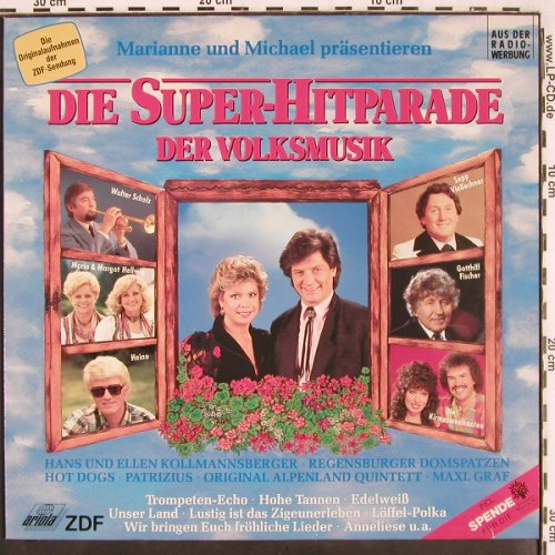 V.A.Die Super-Hitparade d.Volksmusk: Mariane u. Michael präs.Patrizius.., Ariola,Club Ed. (14 640 7), D, 1987 Typ: LP Best.-Nr.: V2476 Preis: 4,00 Euro