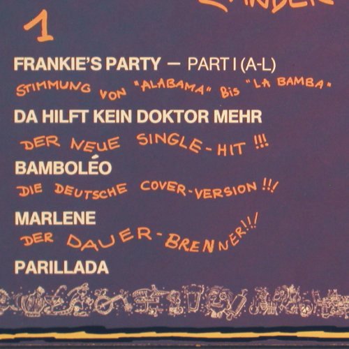 Zander,Frank: Frankie's Party, Blow Up,Club Ed. (15 673 7), D, 1988 Typ: LP Best.-Nr.: V2477 Preis: 6,00 Euro