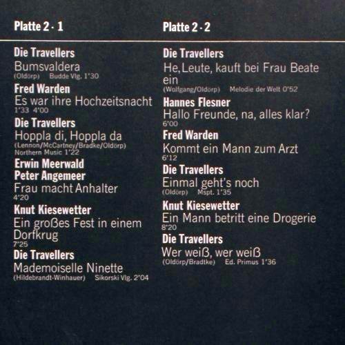 V.A.Party Pause-Freche Witze frivol: Tony... Die Travelers, vg+/m-, Fontana (62 063), D, Foc Typ: 2LP Best.-Nr.: V2481 Preis: 7,50 Euro
