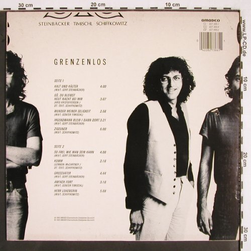 STS: Grenzenlos, Amadeo (827 366-1), A, 1985 Typ: LP Best.-Nr.: V2570 Preis: 6,00 Euro