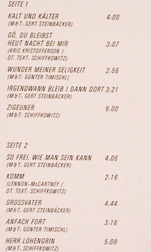 STS: Grenzenlos, Amadeo (827 366-1), A, 1985 Typ: LP Best.-Nr.: V2570 Preis: 6,00 Euro