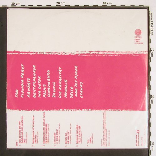 V.A.Die neue Deutsche Welle i.dadad: Trio... Novalis, m-/vg+, Vertigo  Promo-stol (6498 205), NL, 1982 Typ: LP Best.-Nr.: V2591 Preis: 9,00 Euro