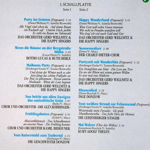 V.A.Tanz in den Mai: Orch.Gerd Wellnitz...Leisenberger S, Sonocord (28 489-3), D, 1982 Typ: 2LP Best.-Nr.: V2600 Preis: 6,00 Euro