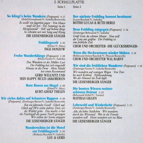 V.A.Tanz in den Mai: Orch.Gerd Wellnitz...Leisenberger S, Sonocord (28 489-3), D, 1982 Typ: 2LP Best.-Nr.: V2600 Preis: 6,00 Euro
