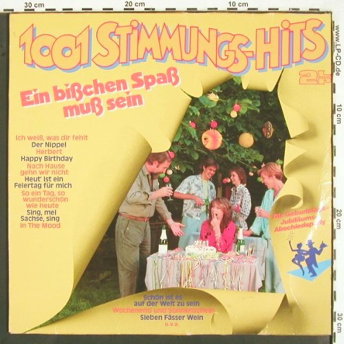 Parkas,Tommy-Orch. & Happy Singers: 1001 Stimmungs-Hits,Ein bißchenSpaß, S*R (42 924 1), D, 1986 Typ: 2LP Best.-Nr.: V2610 Preis: 4,00 Euro