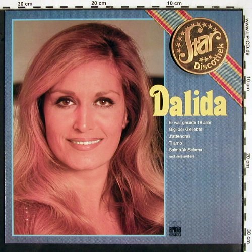 Dalida: Star Discothek, Ariola (26 238 XAT), D, 1978 Typ: LP Best.-Nr.: V2616 Preis: 6,00 Euro