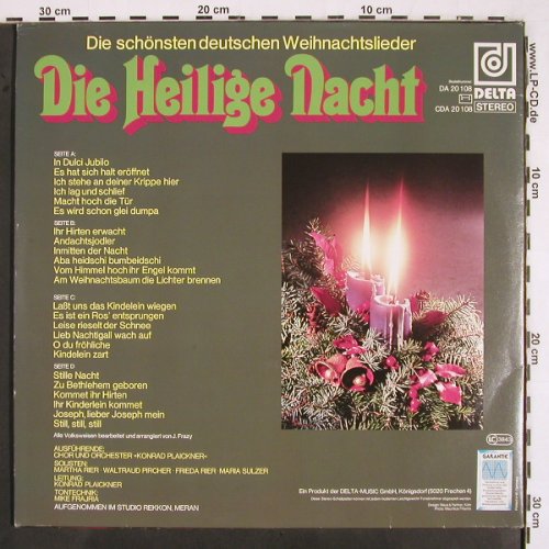 Plaickner,Konrad - Chor & Orch.: Die Heilige Nacht, Delta (DA 20 108), D Typ: 2LP Best.-Nr.: V2617 Preis: 5,00 Euro