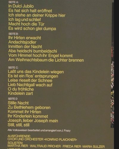 Plaickner,Konrad - Chor & Orch.: Die Heilige Nacht, Delta (DA 20 108), D Typ: 2LP Best.-Nr.: V2617 Preis: 5,00 Euro
