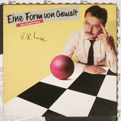 Kunze,Heinz Rudolf: Eine Form von Gewalt,Autogram,Facts, WEA (58 440), D, 1982 Typ: LP Best.-Nr.: V2625 Preis: 9,00 Euro