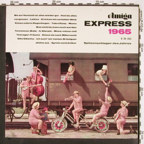 V.A.Amiga Express 1965: Karin Prohaska... Helga Brauer, Amiga (8 50 053), DDR, Mono, 1966 Typ: LP Best.-Nr.: V2643 Preis: 9,00 Euro