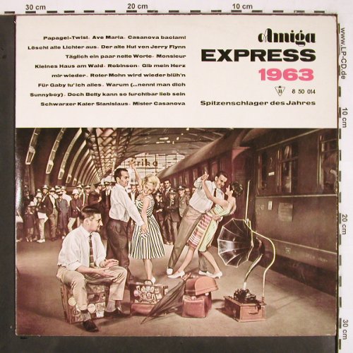 V.A.Amiga Express 1963: Ruth Brandin...Ruth und Evelyn, Amiga (8 50 014), DDR, Mono, 1964 Typ: LP Best.-Nr.: V2644 Preis: 9,00 Euro