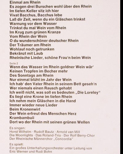 V.A.Einmal am Rhein: Horst Wilhelm...Rudi Bohn, Europa (111 033.0), D, 1976 Typ: LP Best.-Nr.: V2660 Preis: 5,00 Euro