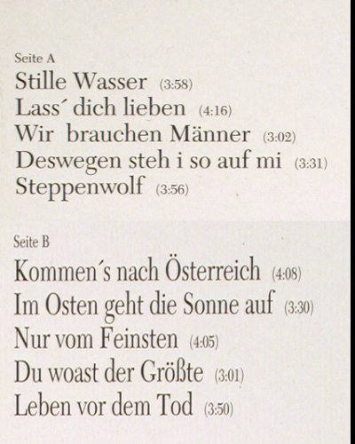 Werger,Stefanie: Stille Wasser, Facts, Ariola (211 964), D, 1991 Typ: LP Best.-Nr.: V2665 Preis: 6,00 Euro