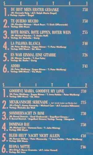 Romantic Flamingos: Du bist mein erster Gedanke, Electrola, Club Edition (66231 2), D, 1989 Typ: 2LP Best.-Nr.: V2666 Preis: 5,00 Euro