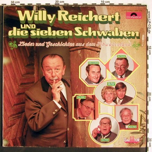 Reichert,Willy  u.d.sieben Schwaben: Lieder u.Geschichten a.d.Schwabenl., Polydor (2664 170), D Typ: 2LP Best.-Nr.: V2706 Preis: 6,00 Euro