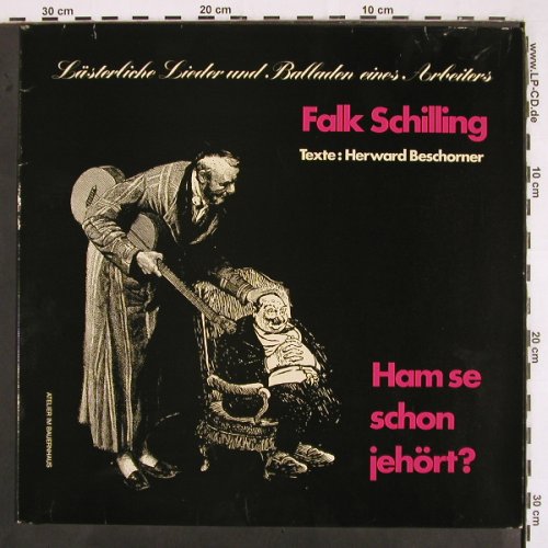 Schilling,Falk / Herward Beschorner: Ham se schon jehört ?, m-/vg+, Atelier im Bauernhaus (PL 503), D Typ: LP Best.-Nr.: V2869 Preis: 9,00 Euro