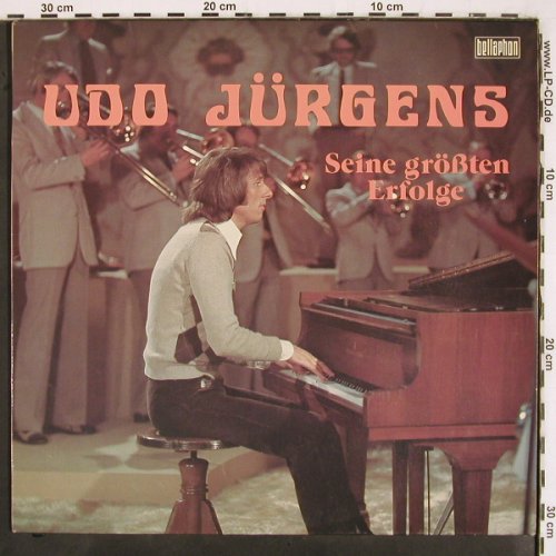 Jürgens,Udo: Seine größten Erfolge, Blick gerade, Bellaphon (BWS 397), D Typ: LP Best.-Nr.: V2891 Preis: 6,00 Euro