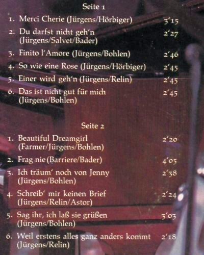 Jürgens,Udo: Seine größten Erfolge,Blick n.unten, Bellaphon (BWS 397), D, vg+/vg+ Typ: LP Best.-Nr.: V2892 Preis: 6,00 Euro