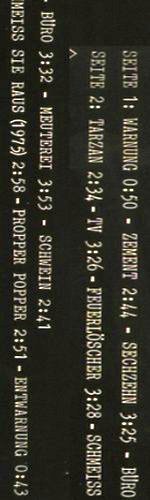 von Schwert,Gepard & die Sirenen: Same, ex Lindenberg, braille Bookl., Telefunken (6.24629 AP), D,m-/vg+, 1981 Typ: LP Best.-Nr.: V2895 Preis: 9,00 Euro