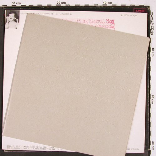 von Schwert,Gepard & die Sirenen: Same, ex Lindenberg, braille Bookl., Telefunken (6.24629 AP), D,m-/vg+, 1981 Typ: LP Best.-Nr.: V2895 Preis: 9,00 Euro