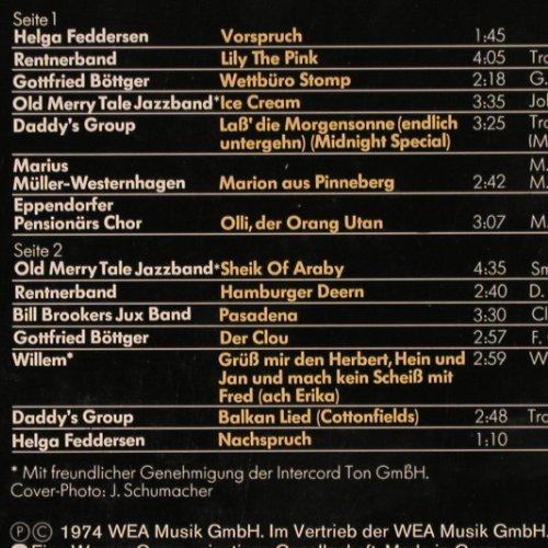V.A.Hamburger-Szene: Vorspruch Helga Feddersen..14Tr Reprise (REP 44266), D, Sticker, 1974 Typ: LP Best.-Nr.: V2921 Preis: 6,00 Euro