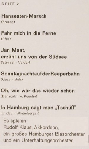 V.A.Das Große HamburgerHafenkonzert: Nana Gualdi... Jan Behrends...12Tr., Decca Musik für Alle (ND 502), D Typ: LP Best.-Nr.: V2931 Preis: 7,50 Euro
