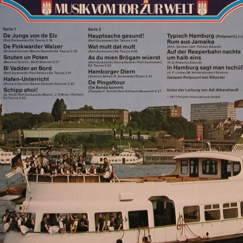 Finkwarder Speeldeel: Typisch Hamburg, Polydor (2371 834), D, 1977 Typ: LP Best.-Nr.: V2933 Preis: 7,50 Euro