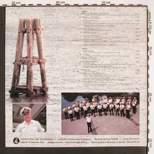 Blaue Jungs Hamburg Harburg: Volldampf voraus,Horvorka,Kauschka, Polizei Chor (RP 30 190), D, 1990 Typ: LP Best.-Nr.: V2934 Preis: 9,00 Euro