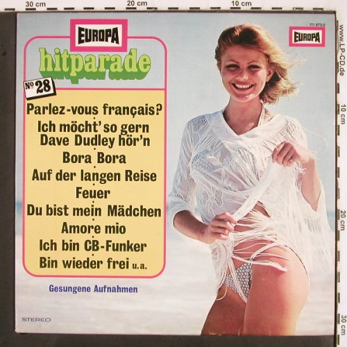 Reichel,Udo - Orchester: Hitparade No.28, gesungene Aufn., Europa (111 873.0), D, 1978 Typ: LP Best.-Nr.: V2936 Preis: 4,00 Euro