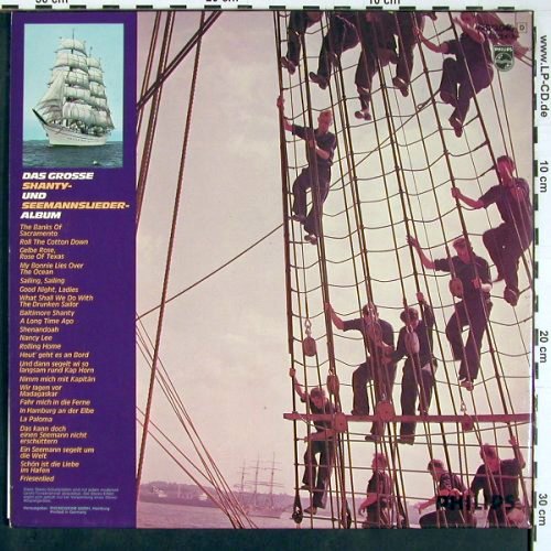 V.A.Das große Shanty und: Seemannnslieder Album,Foc, Philips (6623 040), D Typ: 2LP Best.-Nr.: V2946 Preis: 7,50 Euro