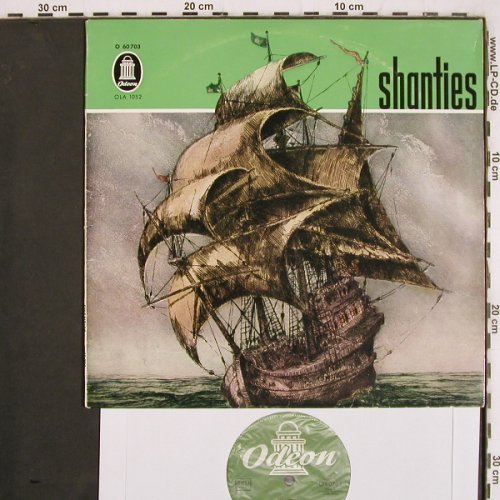 V.A.Shanties: Jakschtat,Otto,Grothey,Klaus,vg+/m-, Odeon,OLA 1052 (O 60 703), D, Stereo Typ: 10" Best.-Nr.: V3686 Preis: 9,00 Euro