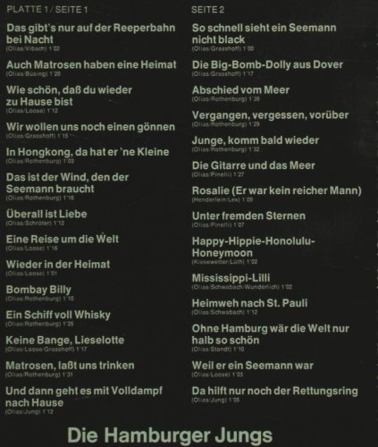 V.A.Windstärke 10 a.d.Reeperbahn: HamburgerJungs..u.a.Jayne Mansfield, Karussell (2652 068), D, Foc, 1973 Typ: 2LP Best.-Nr.: V3687 Preis: 7,50 Euro