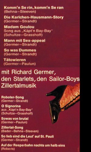 V.A.St.Pauli bei Nacht: Richard Germer,Starlets,Zillertalm., Karussell (635 194), D, 1967 Typ: LP Best.-Nr.: V4251 Preis: 9,00 Euro