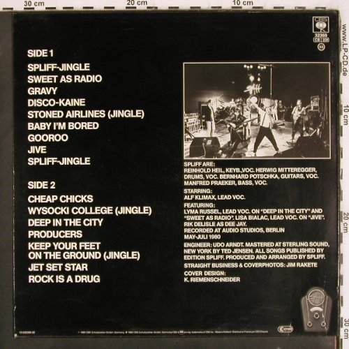 Spliff: The Spliff Radio Show, CBS(CBS 84 555), NL, 1980 - LP - V4862 - 7,50 Euro
