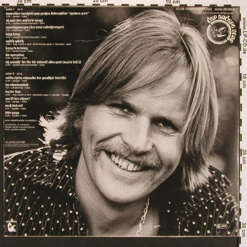 Zander,Frank: Zander's Zorn, Club Edition, Hansa (66 080 3), D, 1976 Typ: LP Best.-Nr.: V5054 Preis: 7,50 Euro