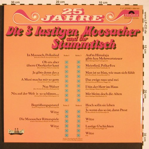 3 lustigen Moosacher & Stammtisch: 4.Folge, Foc, Polydor (2664 161), D, 1977 Typ: 2LP Best.-Nr.: V5134 Preis: 6,00 Euro