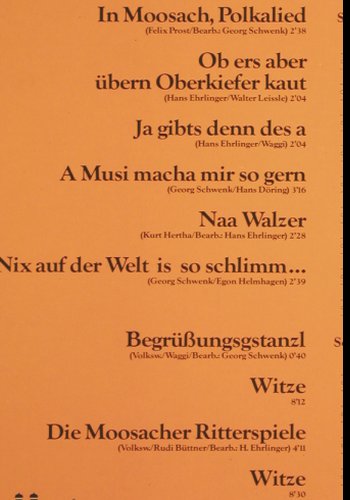 3 lustigen Moosacher & Stammtisch: 4.Folge, Foc, Polydor (2664 161), D, 1977 Typ: 2LP Best.-Nr.: V5134 Preis: 6,00 Euro