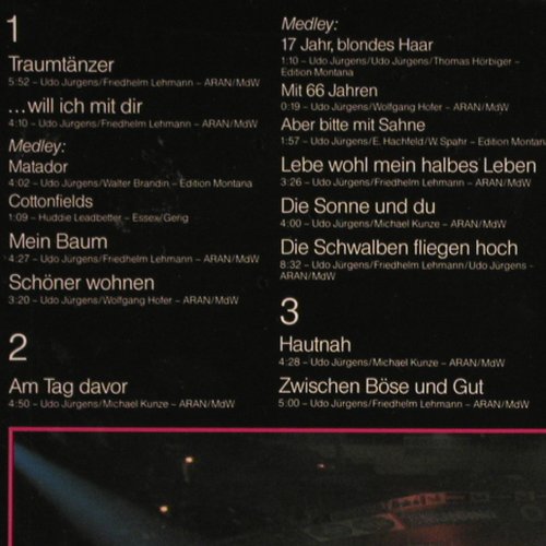 Jürgens,Udo: Live & Hautnah, Foc, FS-New sealed, Ariola (302 457-420), D, 1985 Typ: 2LP Best.-Nr.: V5144 Preis: 14,00 Euro