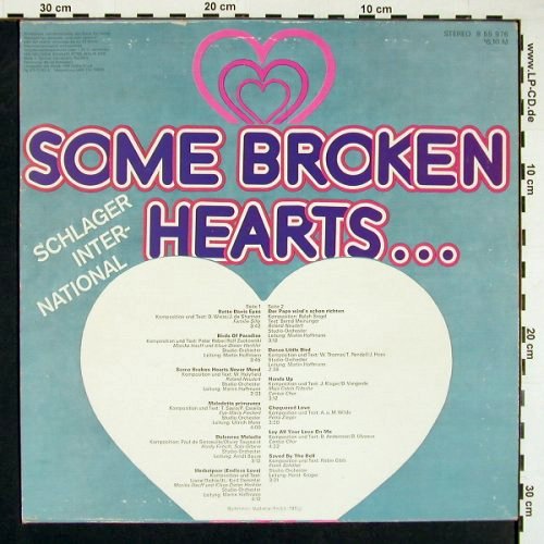 V.A.Some Broken Hearts...: Familie Silly ..Schöbel StudioOrch., Amiga (8 55 976), DDR, 12Tr., 1982 Typ: LP Best.-Nr.: V5202 Preis: 4,00 Euro