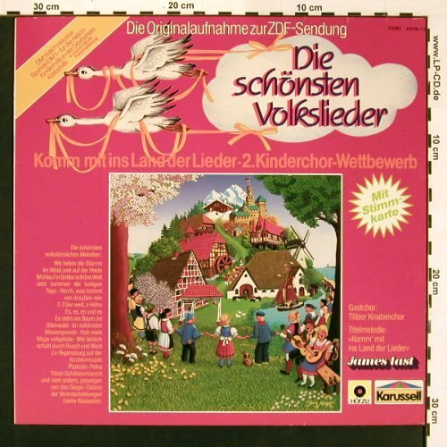 V.A.Komm mit ins Land der Lieder: 2.Kinderchor Wettbewerb, James Last, Karussell (819 190-1), D Typ: LP Best.-Nr.: V5416 Preis: 5,00 Euro